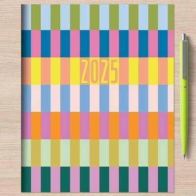 2025 Color Stacks Medium Monthly Planner