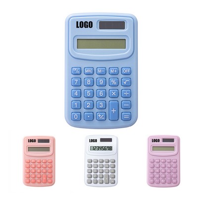 Plastic Student Mini Calculator With Silicone Buttons