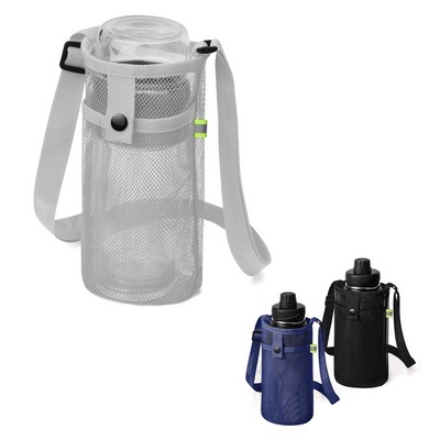 Mesh Water Bottle Carrier Holder