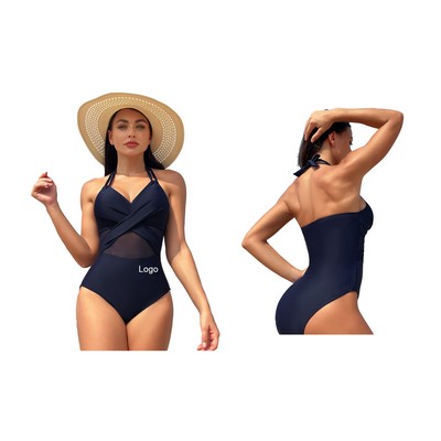 Women's One-piece Mesh Swimsuit