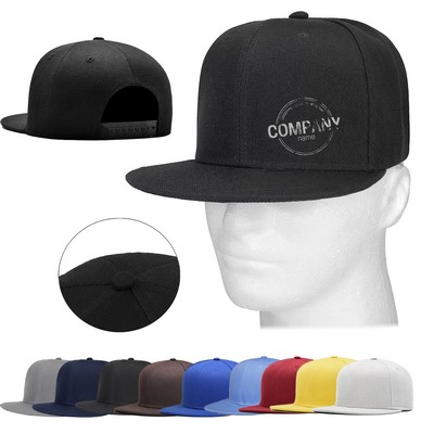 Adjustable Hip Hop Flat Brim Cap