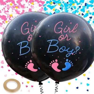 36" Gender Reveal Balloon Set