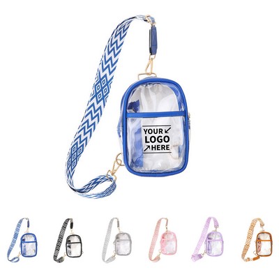 PVC Clear Sling Chest Bag