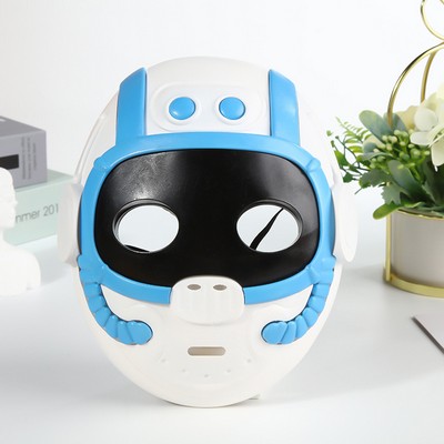 Halloween LED Light-Up Future Robot Mask