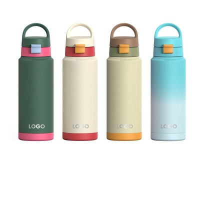 Double-layer 18oz Stainless Steel Thermos Bottle