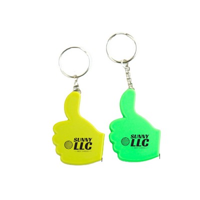 Thumb Tape Measure Key Chain 1 Meter 39Inch