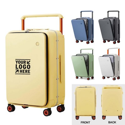 24 Inch Wide Handle Luxury Design PC Hardside Spinner Wheels Travel Luggage