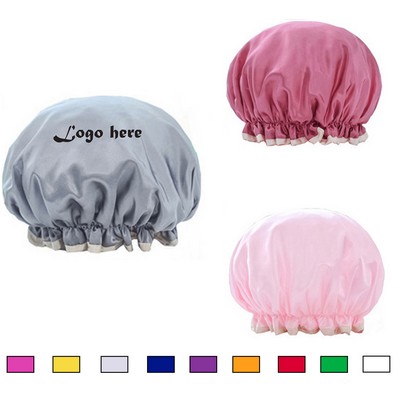 Premium Waterproof Thickened Shower Cap