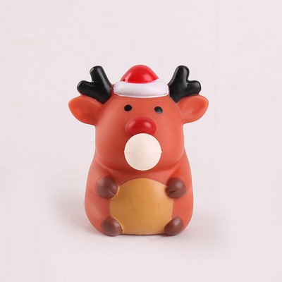 PR Christmas Reindeer Bubble-Blowing Stress Relief Toy