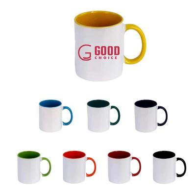 350ml Double Color Coating Inner Color Mug