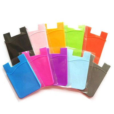 Printed Silicone Mobile Phone Wallet