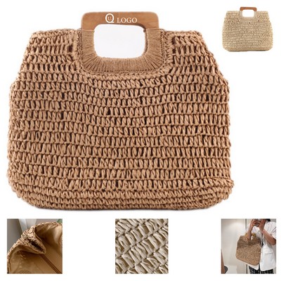 Straw Tote Bag