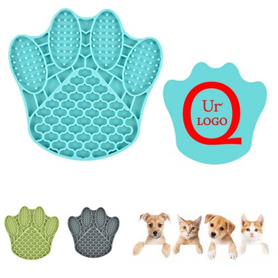 Claw Shaped Silicone Pet Slow Feeder Plate