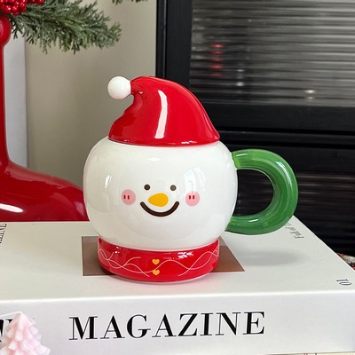 Christmas Snowman Ceramic Mug