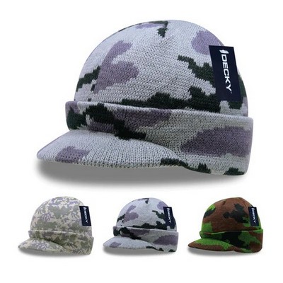 Decky Camouflage HybridCap Beanie