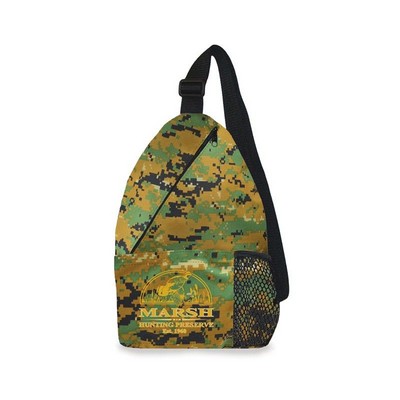 Large Camouflage Sling Bag (400D Nylon)