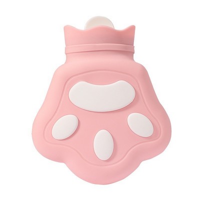 Bear Paw Silicone Hot Hand Warmer Water Bag 450ml