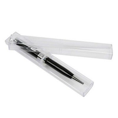 Printed Pen with Acrylic Transparent Pen Case