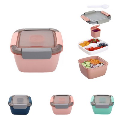 2 Layer Bento Box With Sauce Container