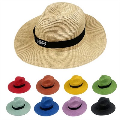 In Stock Straw Beach Sun Hat for Men and Women