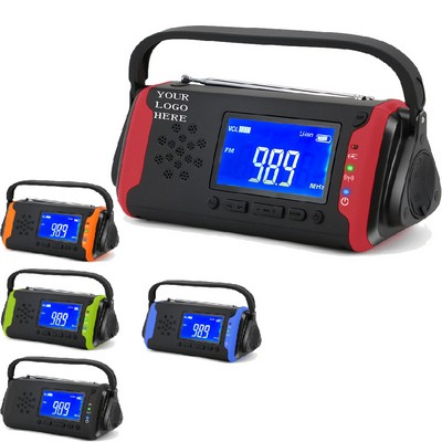 Solar Powered Hand Crank Radio