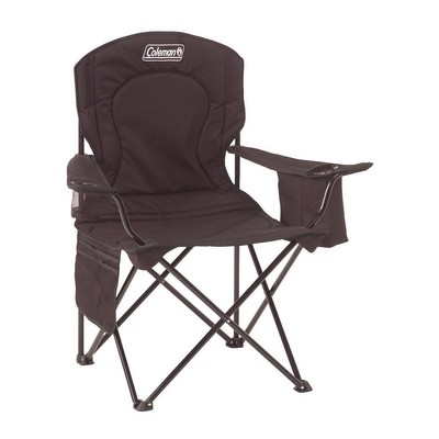 Coleman Oversized Quad Chair With Cooler Black