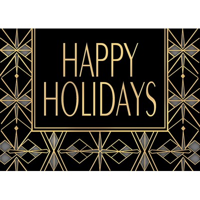 Holidays Deco-Style Greeting Card