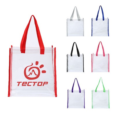 Custom Clear Tote Bag With Handle