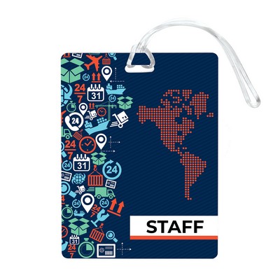 Imprinted Medium Luggage Tag (Factory Direct 10-12 Weeks Ocean)