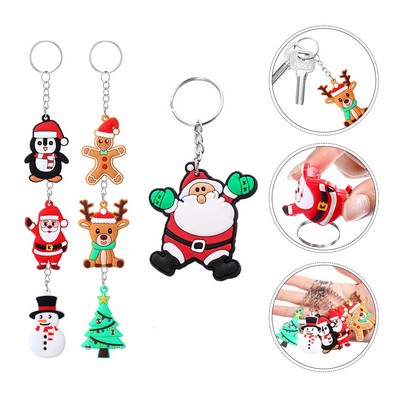 Custom Christmas PVC Keychain