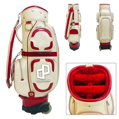 Pu Golf Bag For Woman