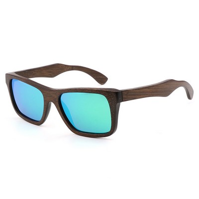 Bamboo Wood Full Frame Sunglasses