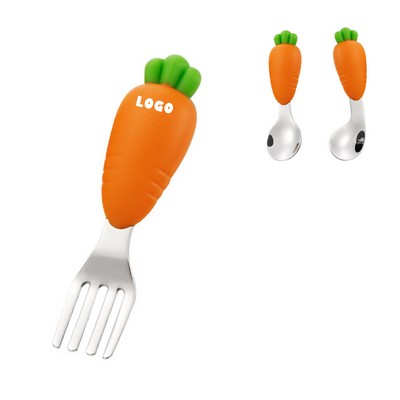 Carrot Steel Kids' Cutlery