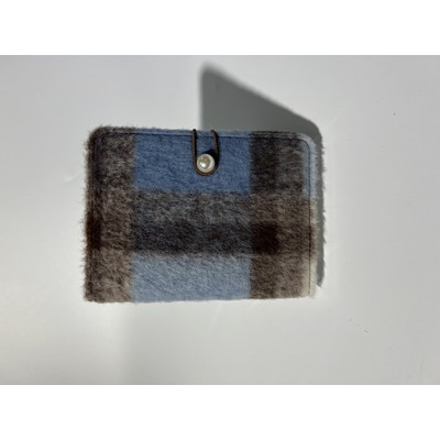 Soft wool travel notebook