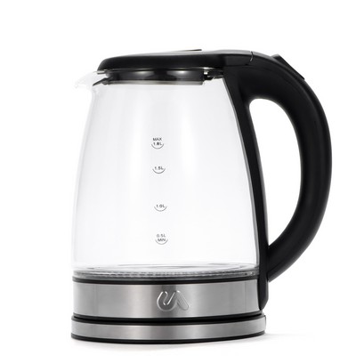 Electric Tea Kettle - 1.8L Glass & Stainless Steel Electric Tea Kettle - Uber Appliance