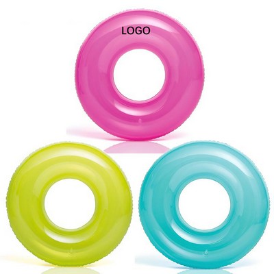 27.5Inch Transparent Inflatable Swimming Ring