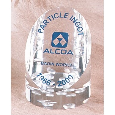 Lucite Slant Cylinder Embedment (2"x2 1/2")