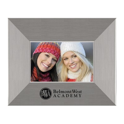 Architectural Stainless Steel Photo Frame w/ 2" Border (4"x6")