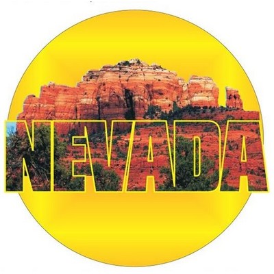 Red Rock Canyon Acrylic Coaster w/Felt Back