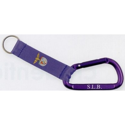 Deluxe Carabiner w/ PVC Patch Strap