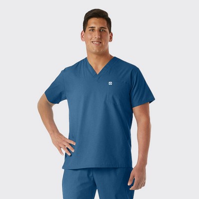 UltraSoft® Unisex V-Neck 1-Pocket Scrub Top