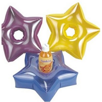 Inflatable Star Shaped Drink Holder