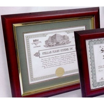 Cherry Hardwood Executive Certificate Frame - 11x14