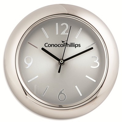 9" Stainless Steel Wall Clock