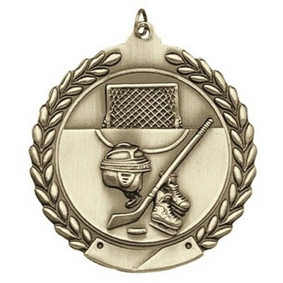 Medals, "Hockey" - 1 3/4" Die Cast