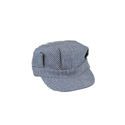 Hickory Stripe Engineer Cap