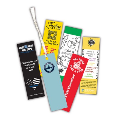 12 Point Laminated Card Stock Bookmark (1 1/2"x5")