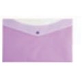 Grape Purple 2 Pocket Poly Envelope w/Snap Button Closure