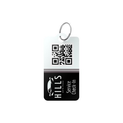 4 Color Process Rectangle Mini Key Tag (2 3/4"x 1 1/4")