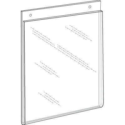 Wall Mount Ad Frame W/ 2 Top Mounting Holes (4"x6")